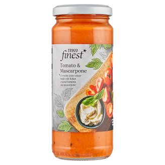 Tesco Finest Hotová rajčatová omáčka na těstoviny se sýrem mascarpone 340g