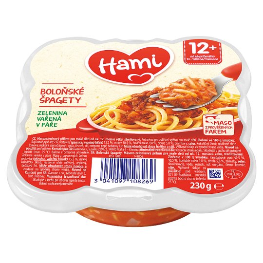 Hami Boloňské špagety od uk. 12. měsíce 230g