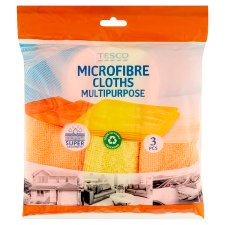 Tesco Microfibre Cloths Multipurpose 3 pcs