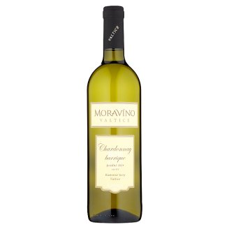 Moravíno Valtice Chardonnay barrique jakostní víno s přívlastkem pozdní sběr bílé suché 0,75l