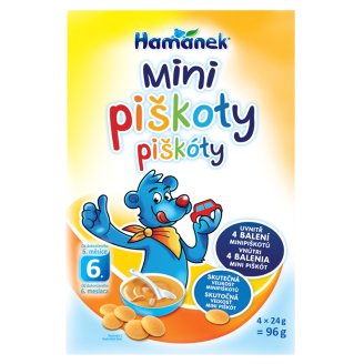 Hamánek Mini piškoty 4 x 24g