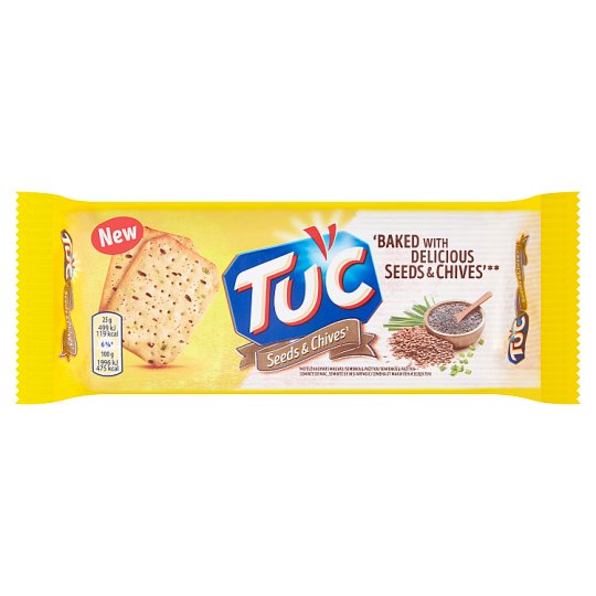 Tuc Krekry semínka & pažitka 105g