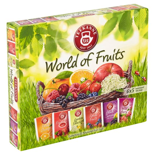 TEEKANNE World of Fruits Ovocno-bylinné aromatizované čaje, 30 sáčků, 70g