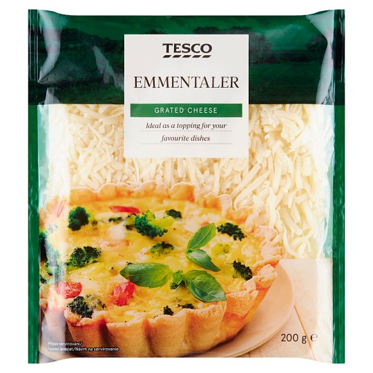 Tesco Emmentaller Grated Cheese 200g Tesco Groceries