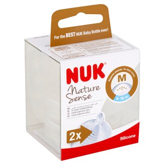 Nuk Nature Sense Umělá kojenecká výživa M 2 ks