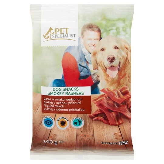 Tesco Pet Specialist Plátky s uzenou příchutí 100g