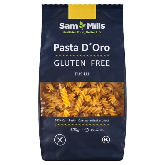 Sam Mills Fusilli Corn Pasta Gluten Free 500g - Tesco Groceries