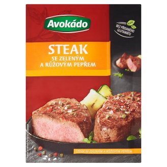 Avokádo Steak se zeleným a růžovým pepřem 20g