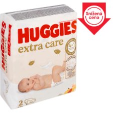 Huggies Extra Care plenky velikost 2 pro děti 3-6kg 24 ks