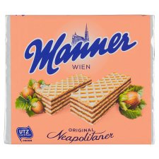 Manner Crunchy Wafers with Creamy Hazelnut Filling 75g