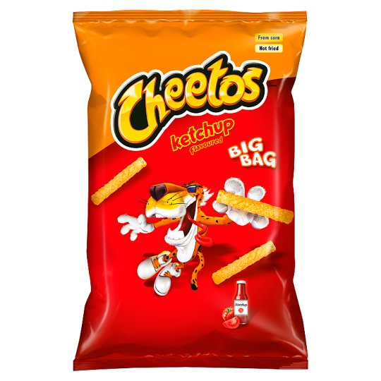 Cheetos Kukuřičný výrobek s příchutí kečupu 85g