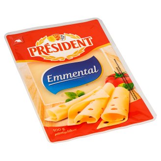 Président Emmental plátkový sýr 100g