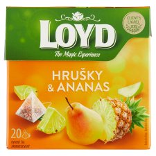 Loyd Ovocný čaj aromatizovaný hrušky & ananas 20 x 2g (40g)