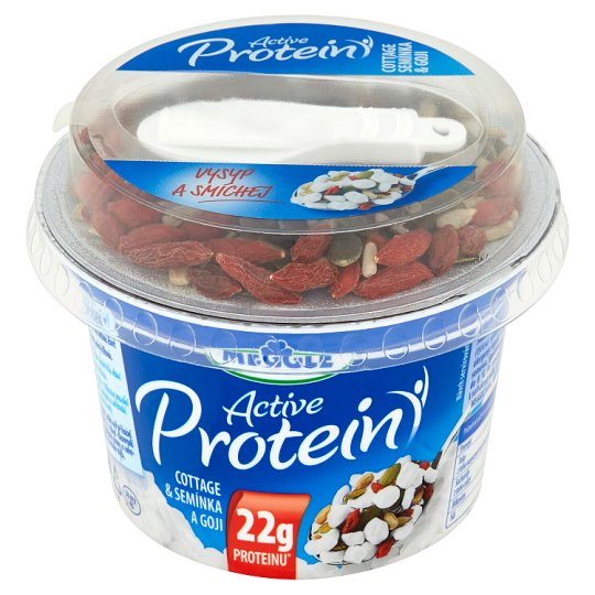 Meggle Active Protein Cottage & semínka a goji 170g