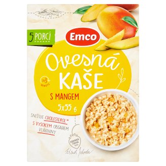 Emco Ovesná kaše s mangem 5 x 55g
