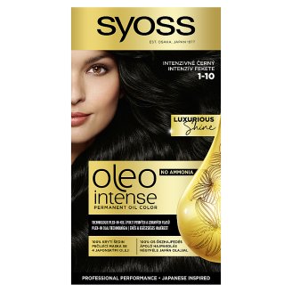 Syoss Oleo Intense dlouhotrvající olejová barva Intenzivně Černý 1-10