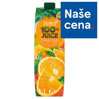 Tesco 100% Pomerančová šťáva z koncentrátu 1l