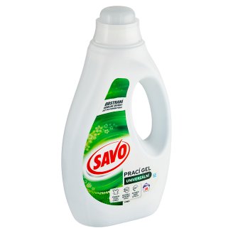 Savo Bez chlóru Universal prací gel na bílé a barevné prádlo 20 praní