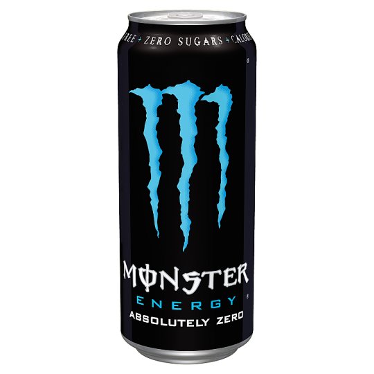 Monster Energy Absolutery Zero sycený energetický nápoj 500ml