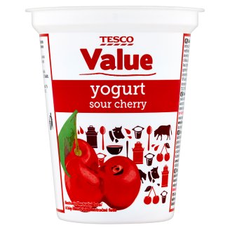 Tesco Value Jogurt višňový 330g