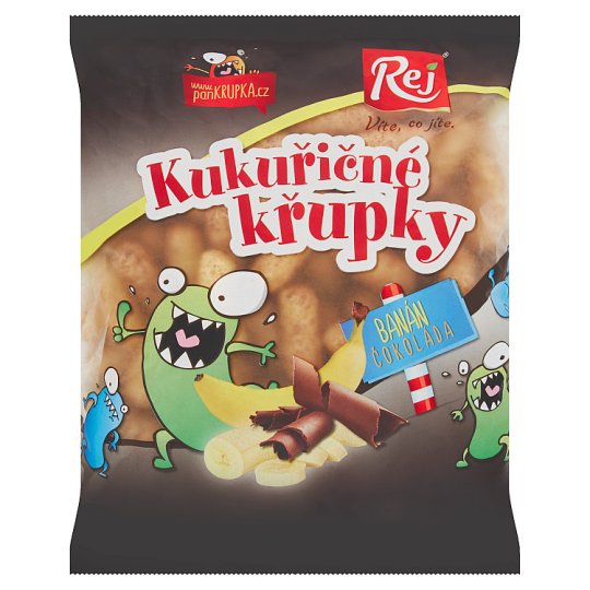 Rej Kukuřičné křupky banán čokoláda 90g