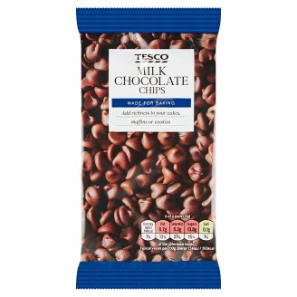 Tesco Kousky mléčné čokolády 100g