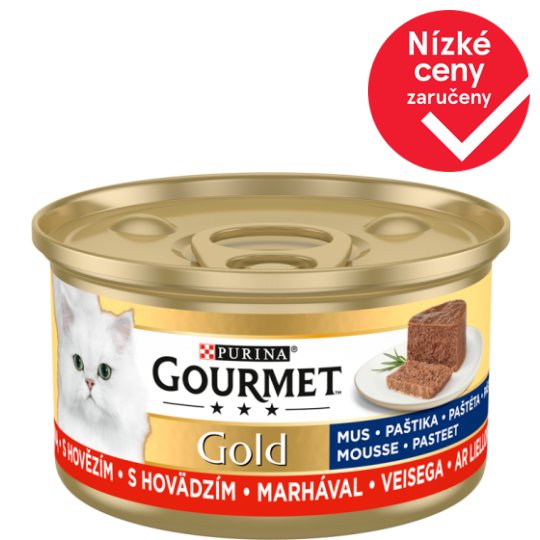 GOURMET Gold paštika s hovězím 85g
