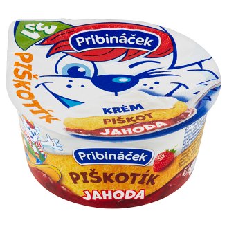 Pribináček Piškotík Jahoda 100g