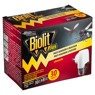 Biolit Plus Elektrický odpařovač s vůní citronelly 31ml