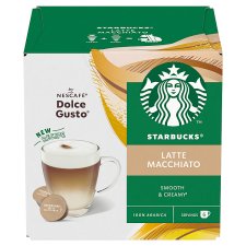 Starbucks® Latte Macchiato by NESCAFE® DOLCE GUSTO® - Coffee Capsules - 12 Capsules in a Pack