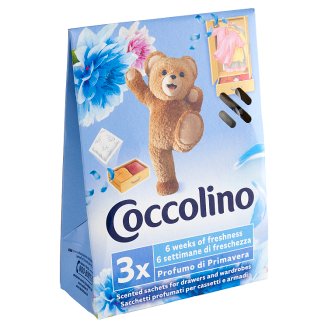 Coccolino Jarní vůně vonné sáčky do šatníku 3 ks