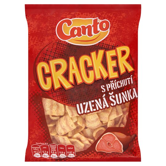 Canto Cracker s příchutí uzená šunka 140g