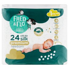 Fred & Flo Premium Diapers 1 New Baby 24 pcs