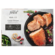 Tesco Finest Sous-vide pomalu vařená husí prsa s klikvovou omáčkou 550g