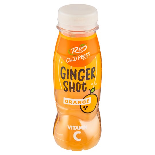 Rio Cold Press Ginger Shot pomerančová šťáva se zázvorem, citronem a s