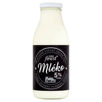 Tesco Finest Mléko 5% tuku 750ml
