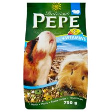 Pepe Delicious kompletní krmivo pro morčata 750g