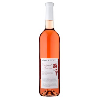 Víno Z Kobylí Cabernet Moravia jakostní víno odrůdové rosé suché 0,75l