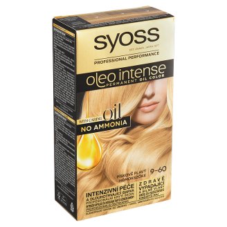 Syoss Oleo Intense dlouhotrvající olejová barva Pískově Plavý 9-60