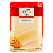 Tesco Gouda 48% Mild Cheese Slices 300g