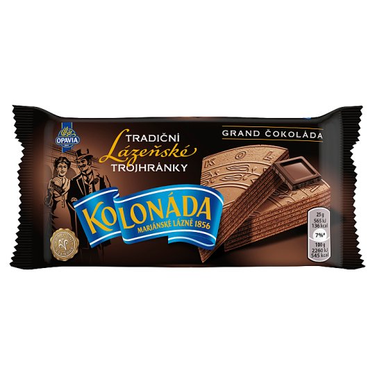 Opavia Kolonáda Grand čokoláda tradiční lázeňské trojhránky 50g