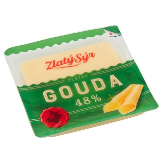 Zlatý Sýr Gouda 48% plátky 100g