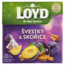 Loyd Bylinno-ovocný čaj aromatizovaný švestky & skořice 20 x 2g (40g)