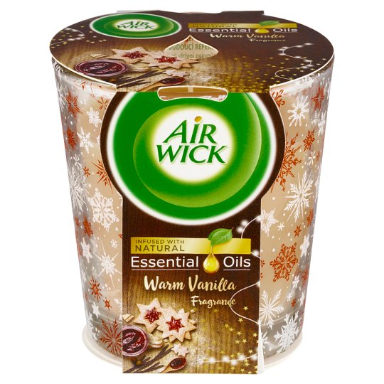 Air Wick Essential Oils Warm Vanilla Fragrance 105g Tesco Groceries