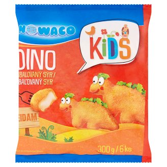 Nowaco Kids Dino obalovaný sýr eidam 6 ks 300g