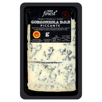 Tesco Finest Gorgonzola piccante plnotučný měkký sýr s modrou plísní 175g