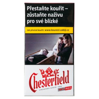 Chesterfield Red 100 cigarety s filtrem 20 ks