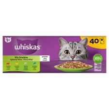 Whiskas Výběrové menu v želé 40 x 85g (3,40kg)