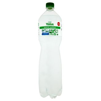 Tesco Value Pitná voda jemně perlivá 1,5l