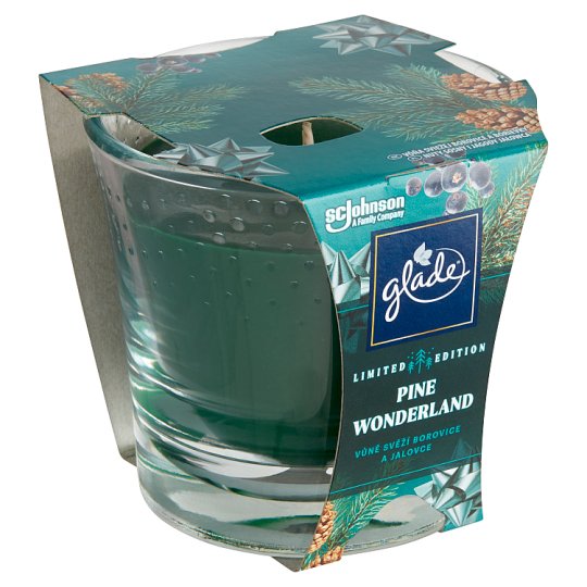 Glade Pine Wonderland Scented Candle 129g Tesco Groceries